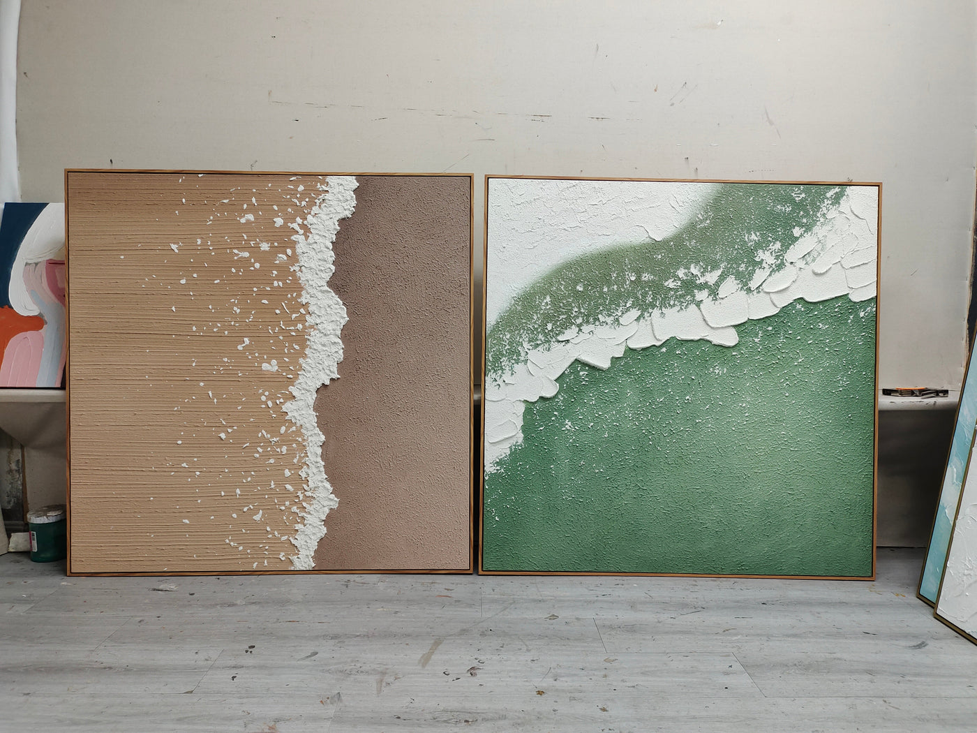 Abstract Painting Set Of 2 #SP156
