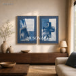 Azure Geometric Silence #TX701