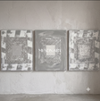 Monochrome Geometric Echoes #TX693