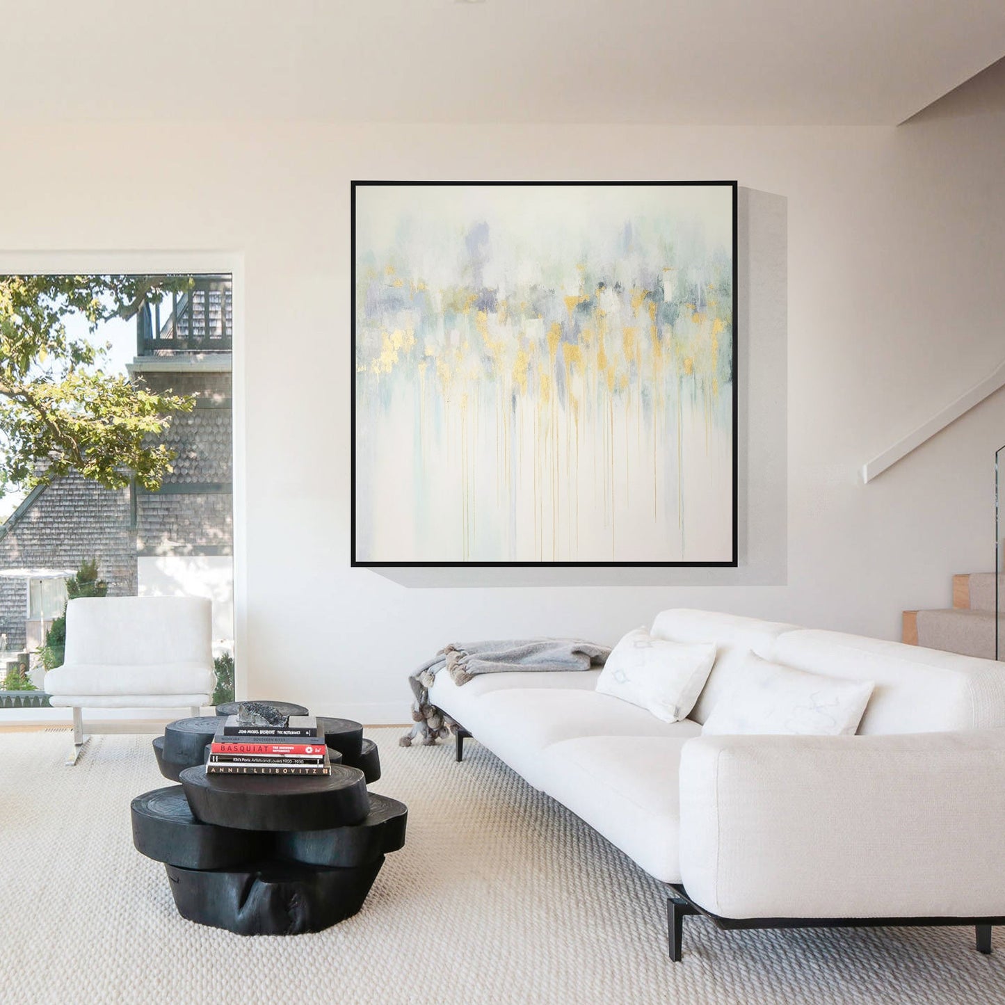 Gold Abstract painting