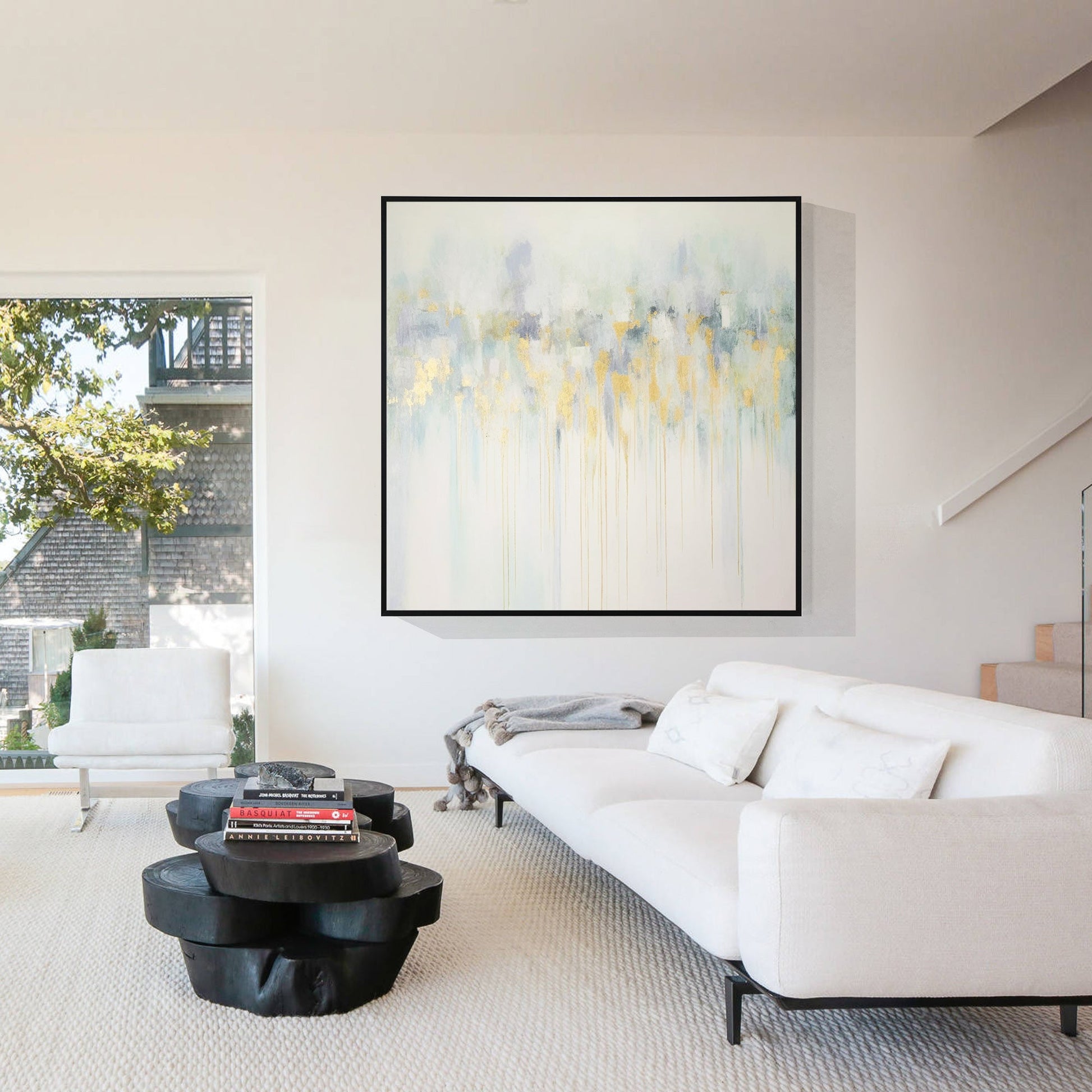 Gold Abstract painting