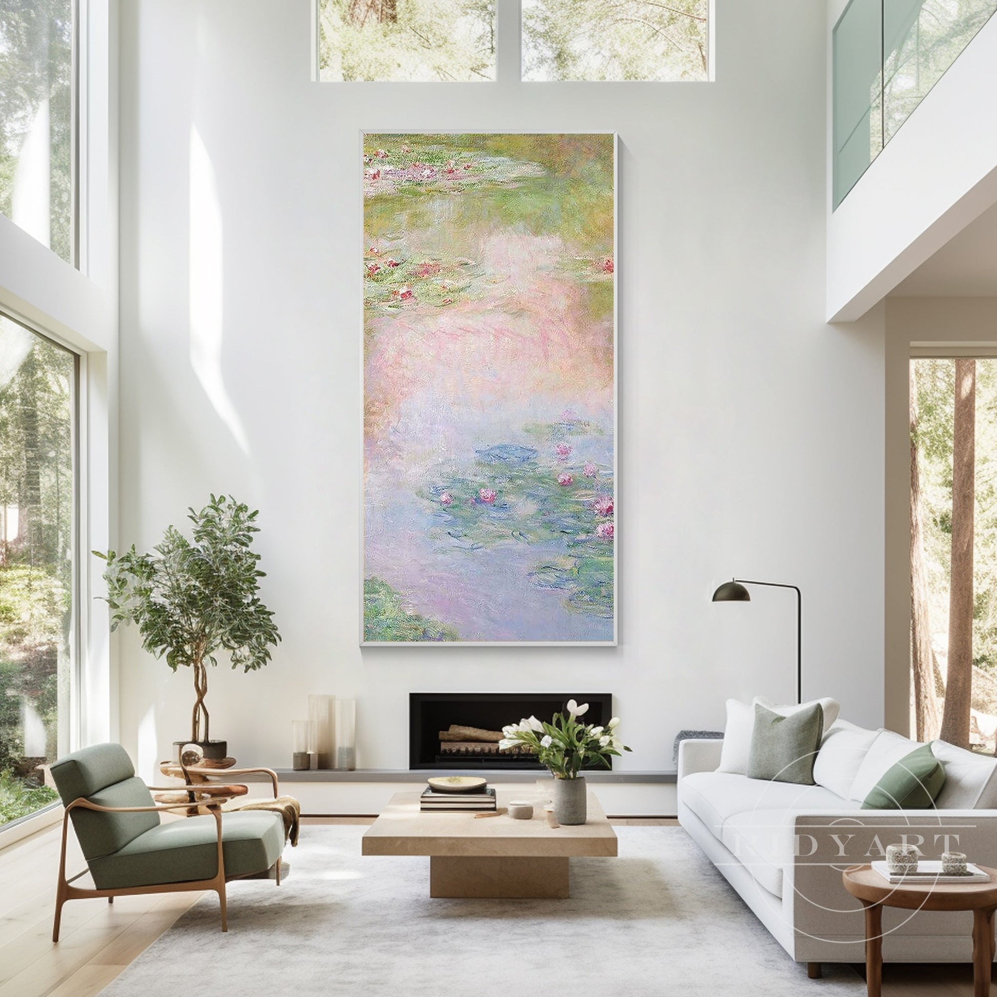 Waterlily wall art_Baus039