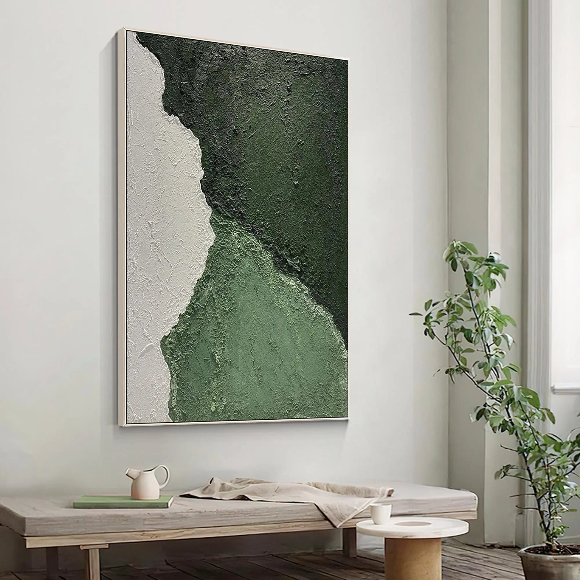 Green Abatract wall art-2