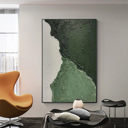 Green Abatract wall art-2