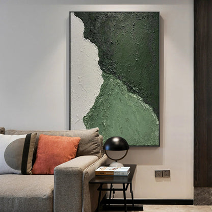 Green Abatract wall art-2