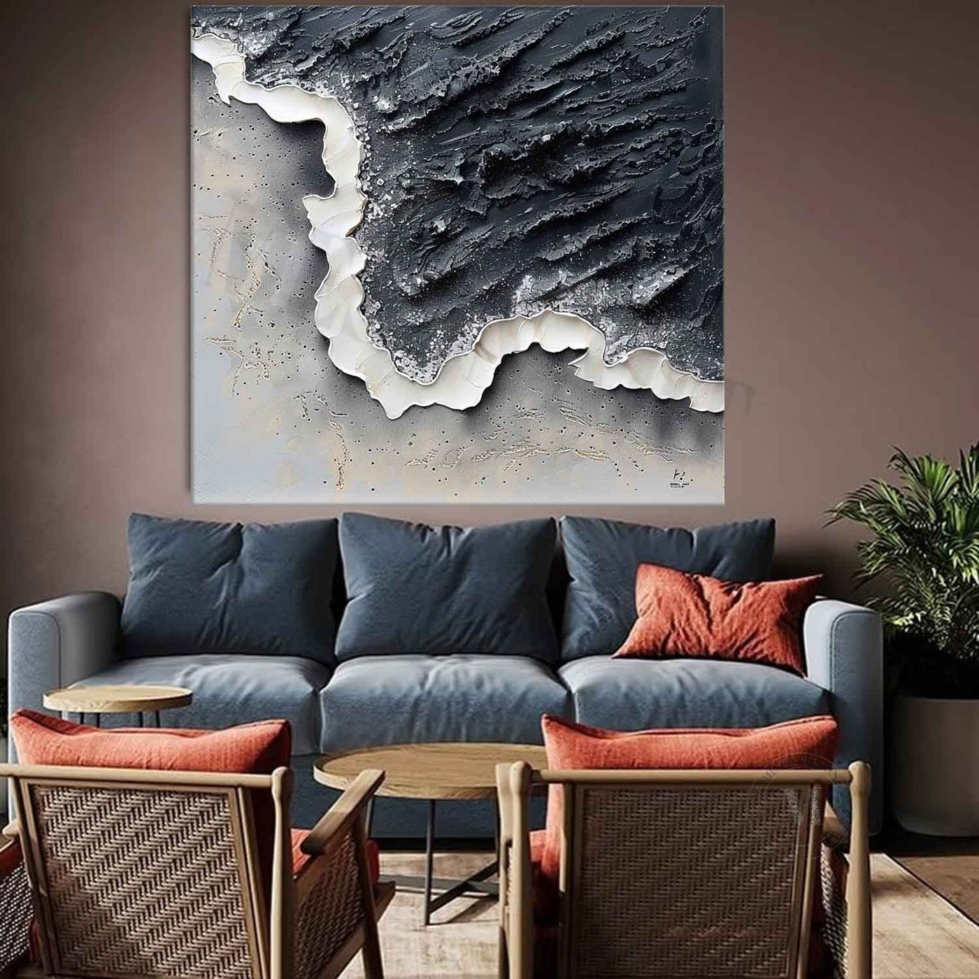 Plaster Art Texture Painting #SG352