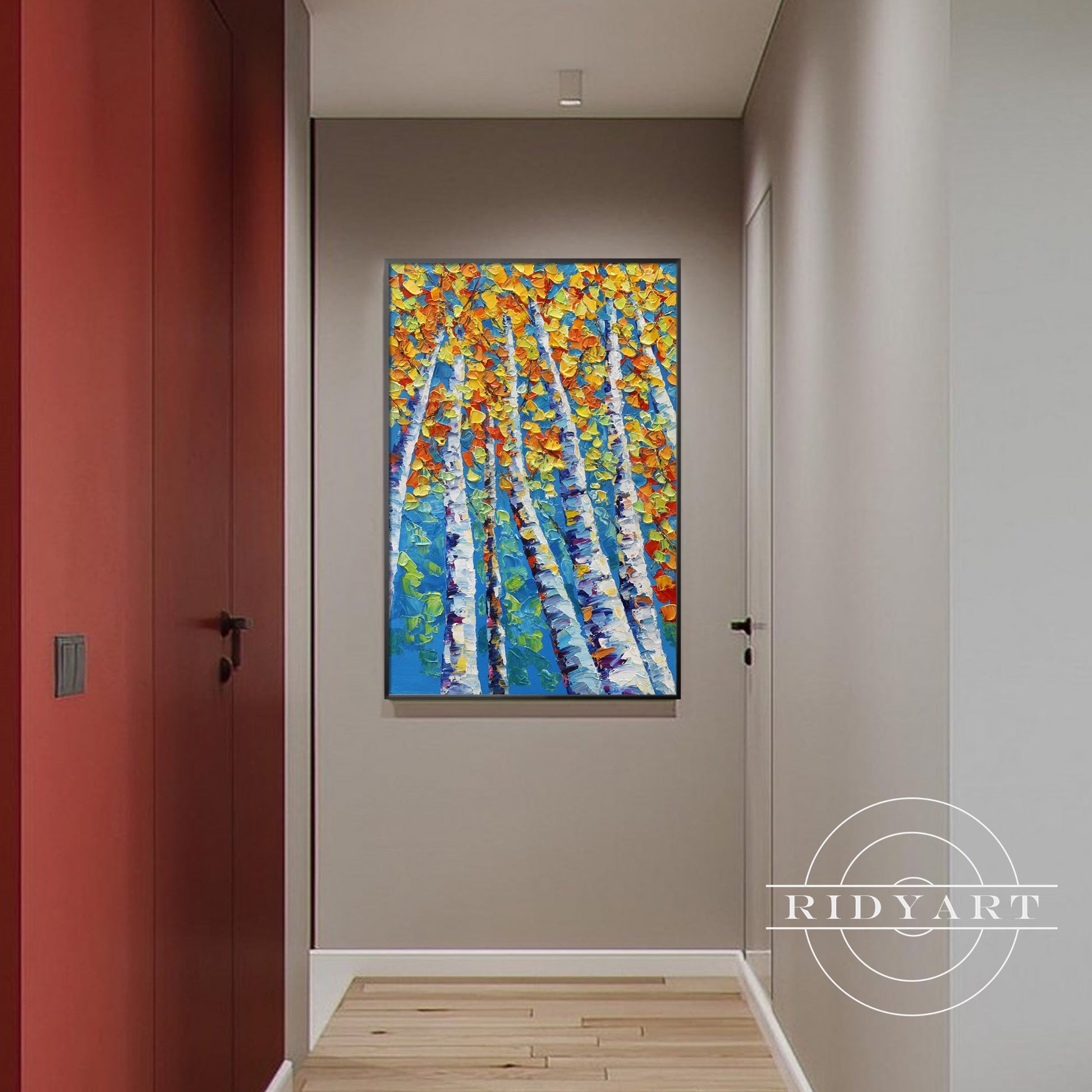 Birch wall art_0172