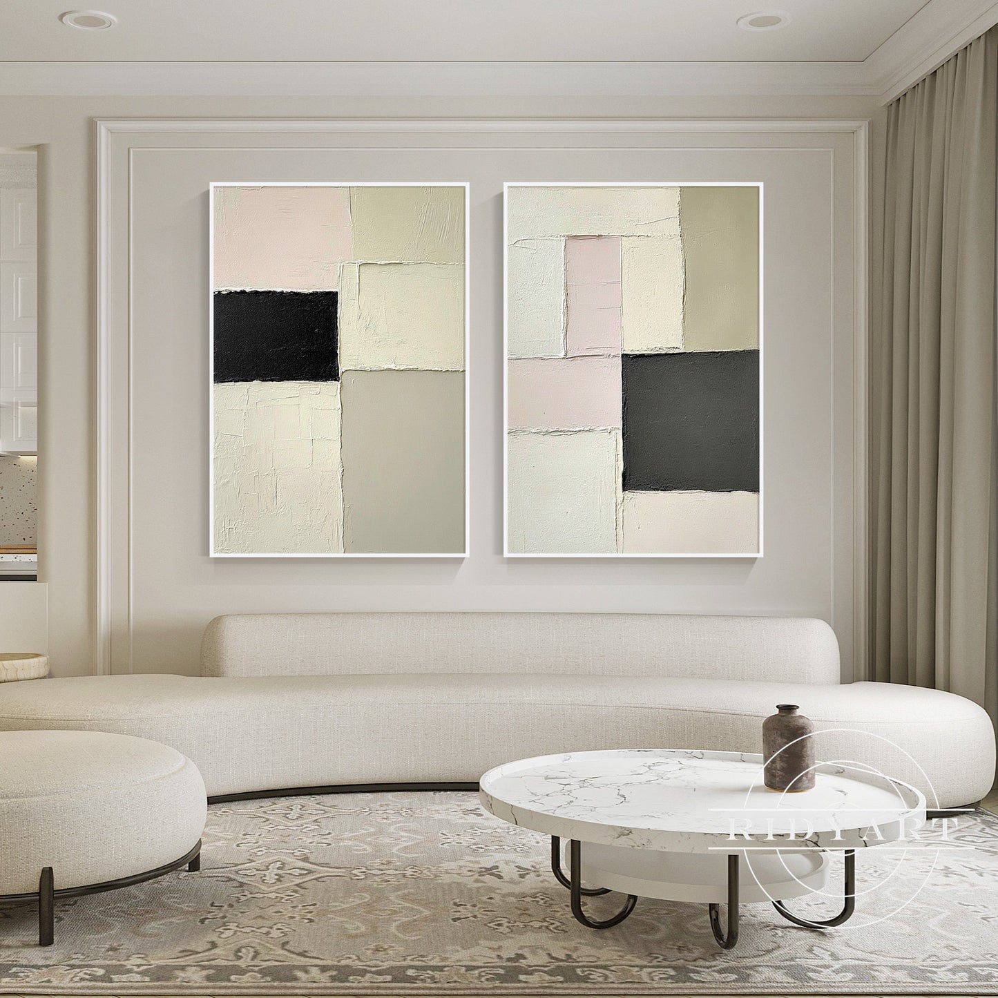Geometric wall art _0807
