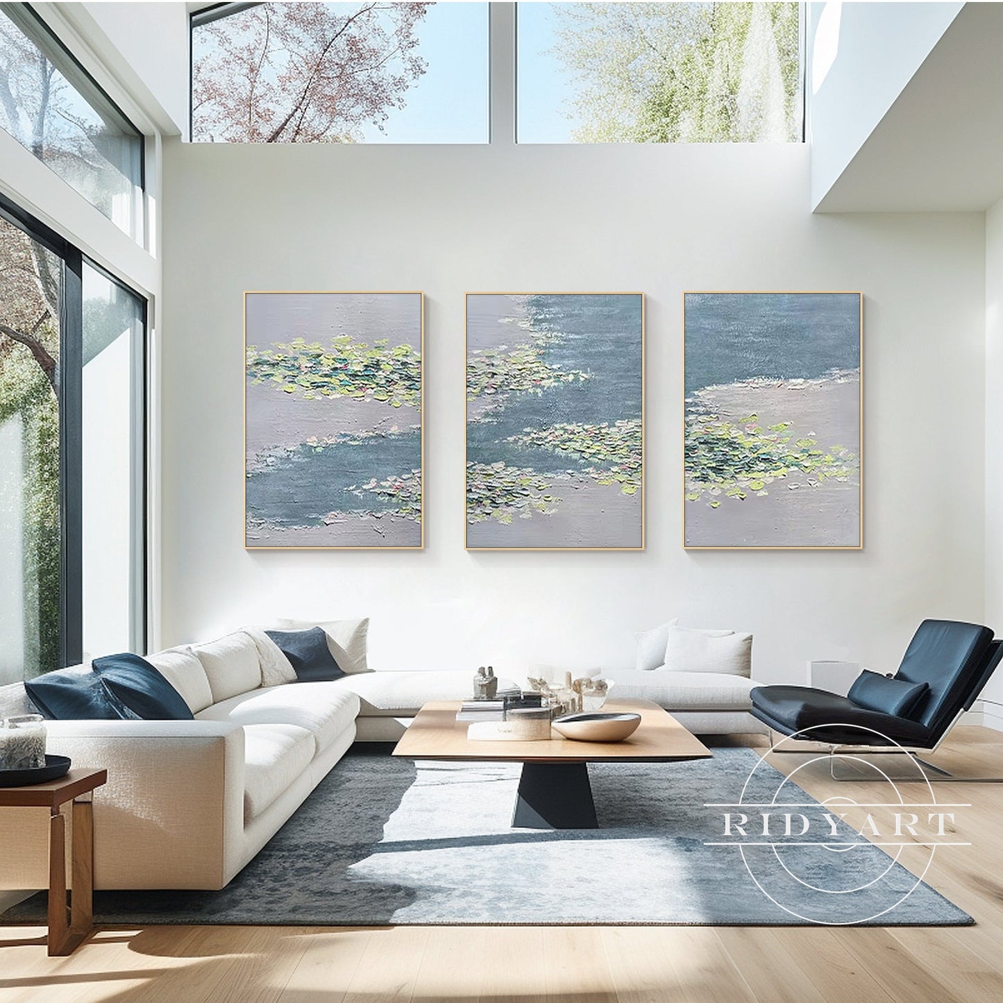 water lily wall art_0830