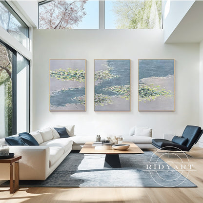 water lily wall art_0830
