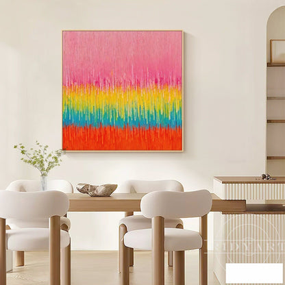 Pink Abstract wall art BA0953