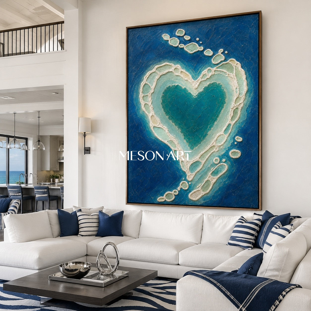 Turquoise Lagoon Heart #CSQ121