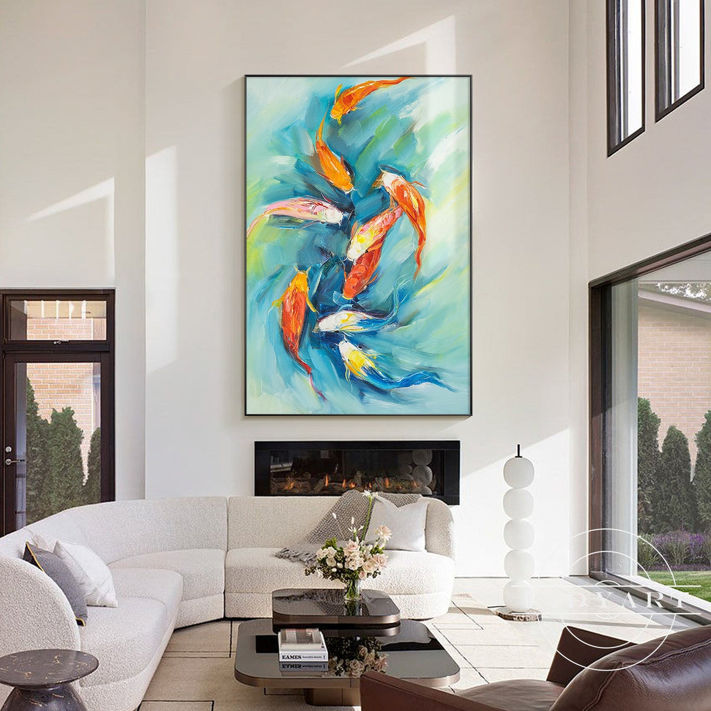 Koi fish wall art_7ART0484