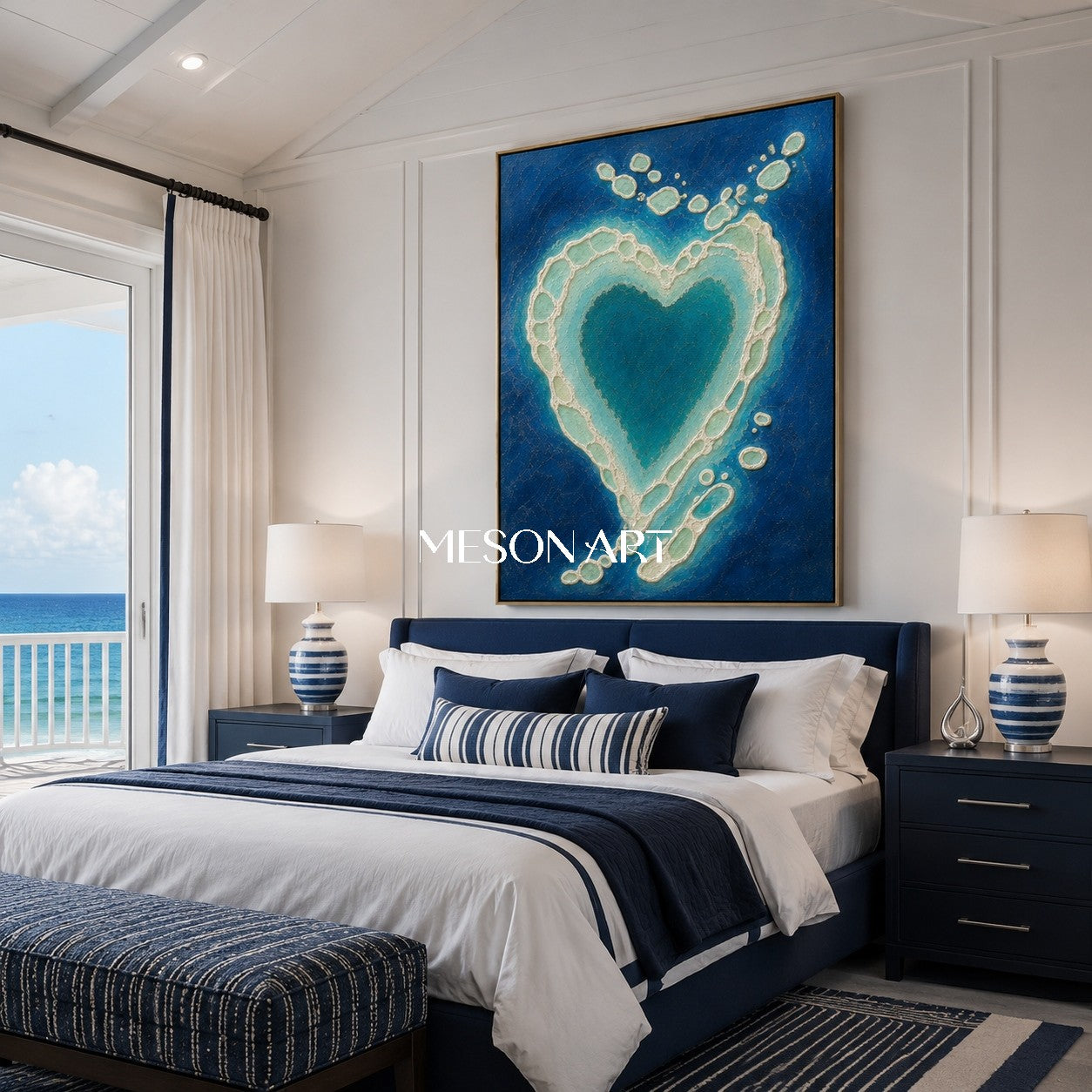 Turquoise Lagoon Heart #CSQ121
