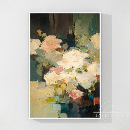 flower wall art_BA049