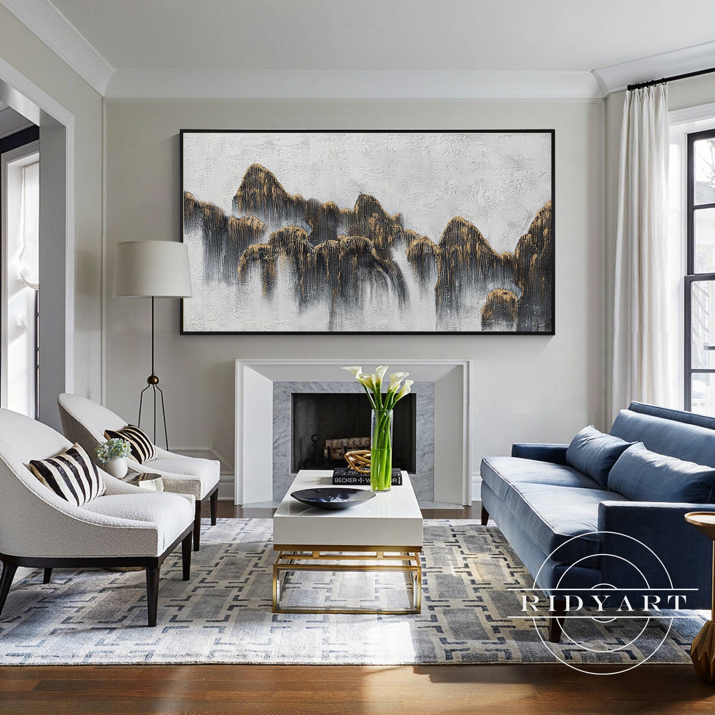 Mountain wall art _014