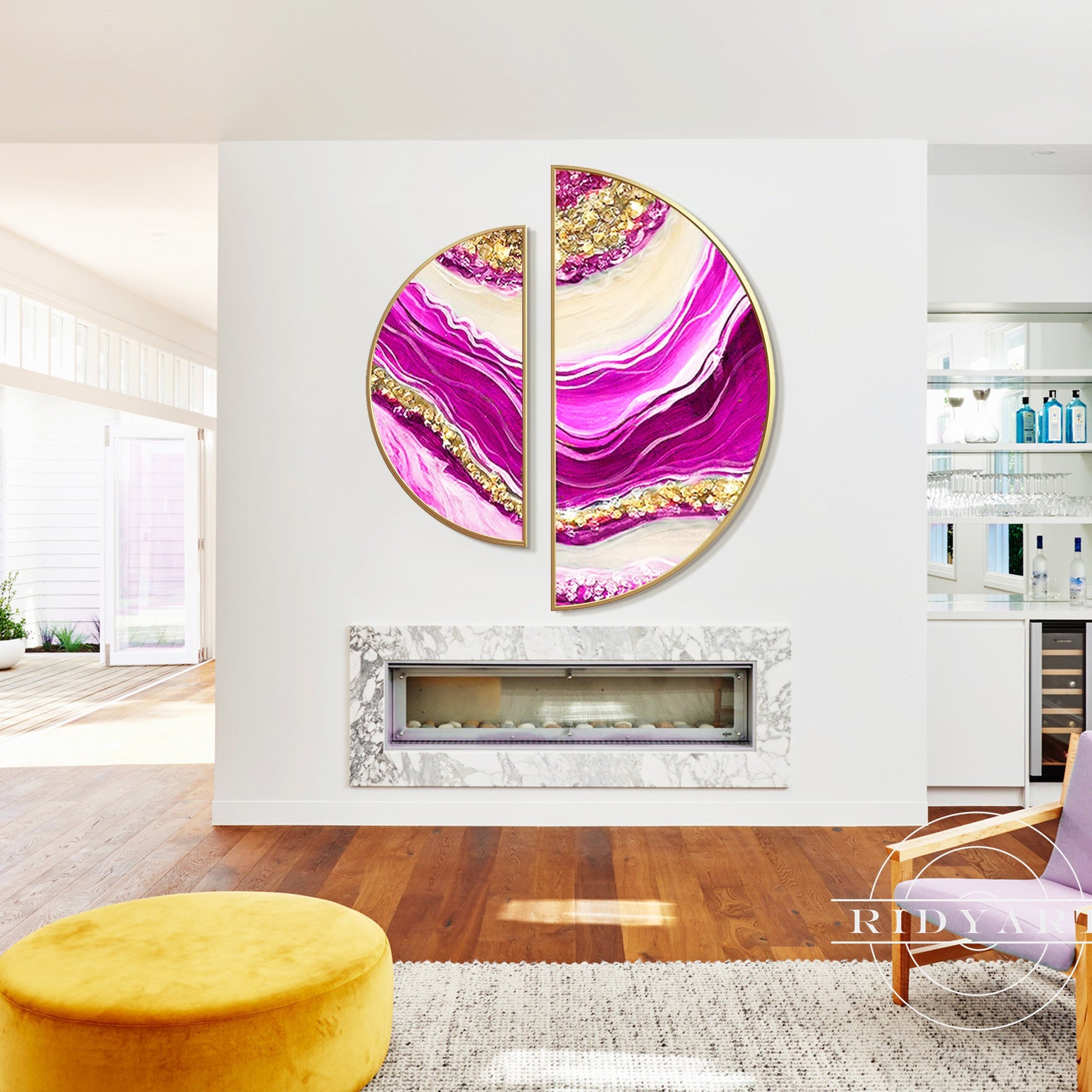 Resin wall art _003