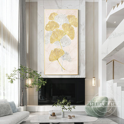 Ginkgo wall art_0586