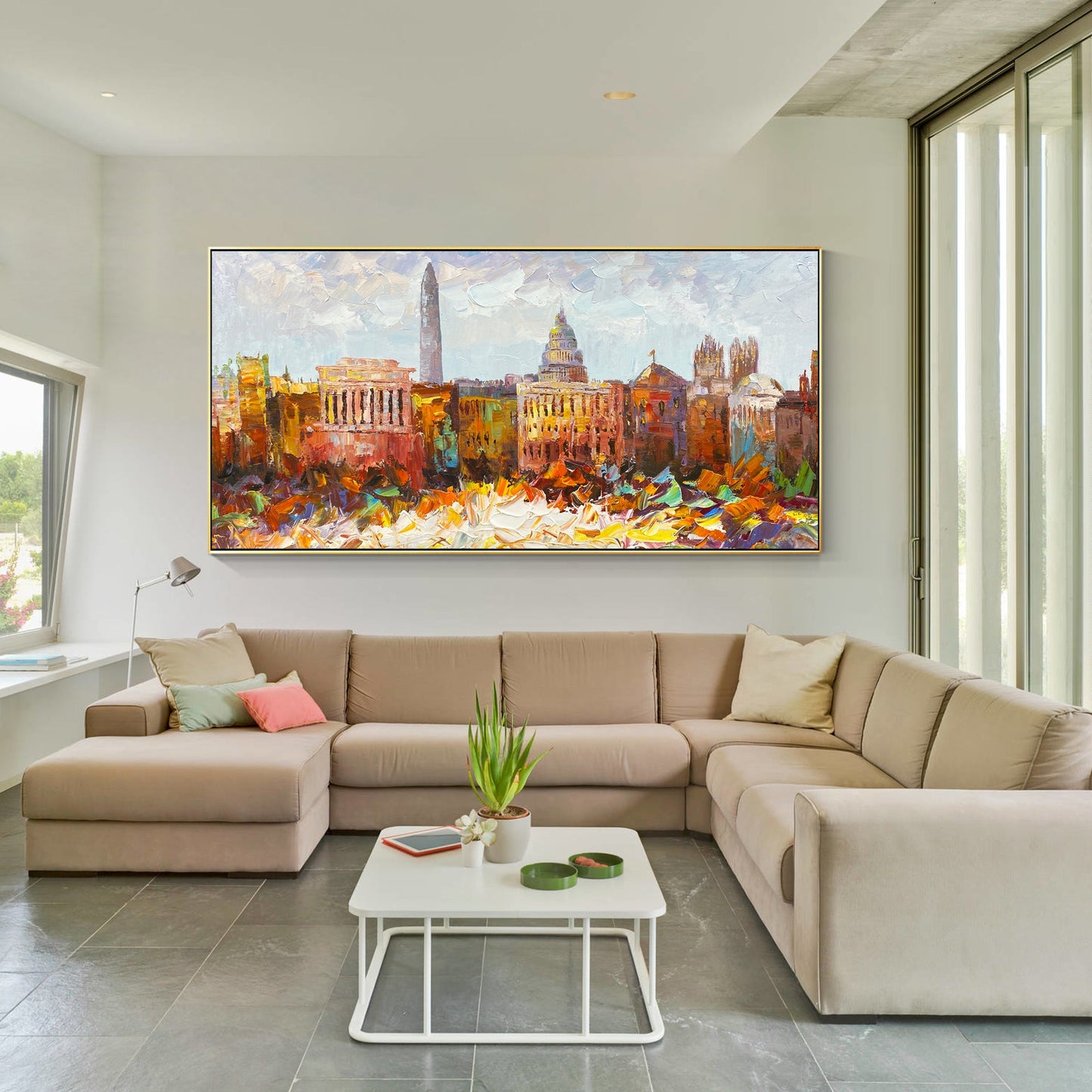 Washington skyline Art