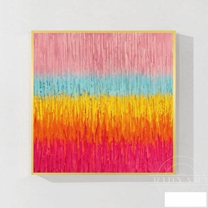 Pink Abstract wall art BA0952