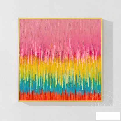 Pink Abstract wall art BA0953