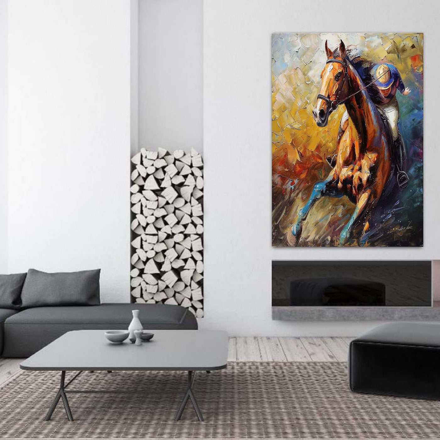 Contemporary Horse Art #HA031