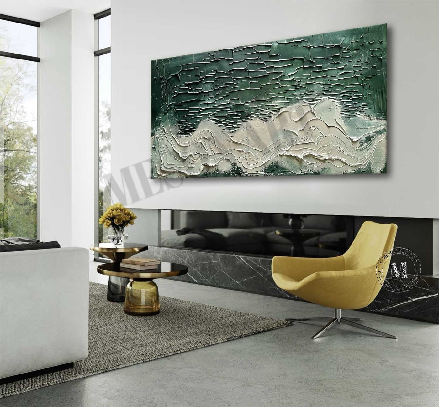 Plaster Art Texture Painting #SG357