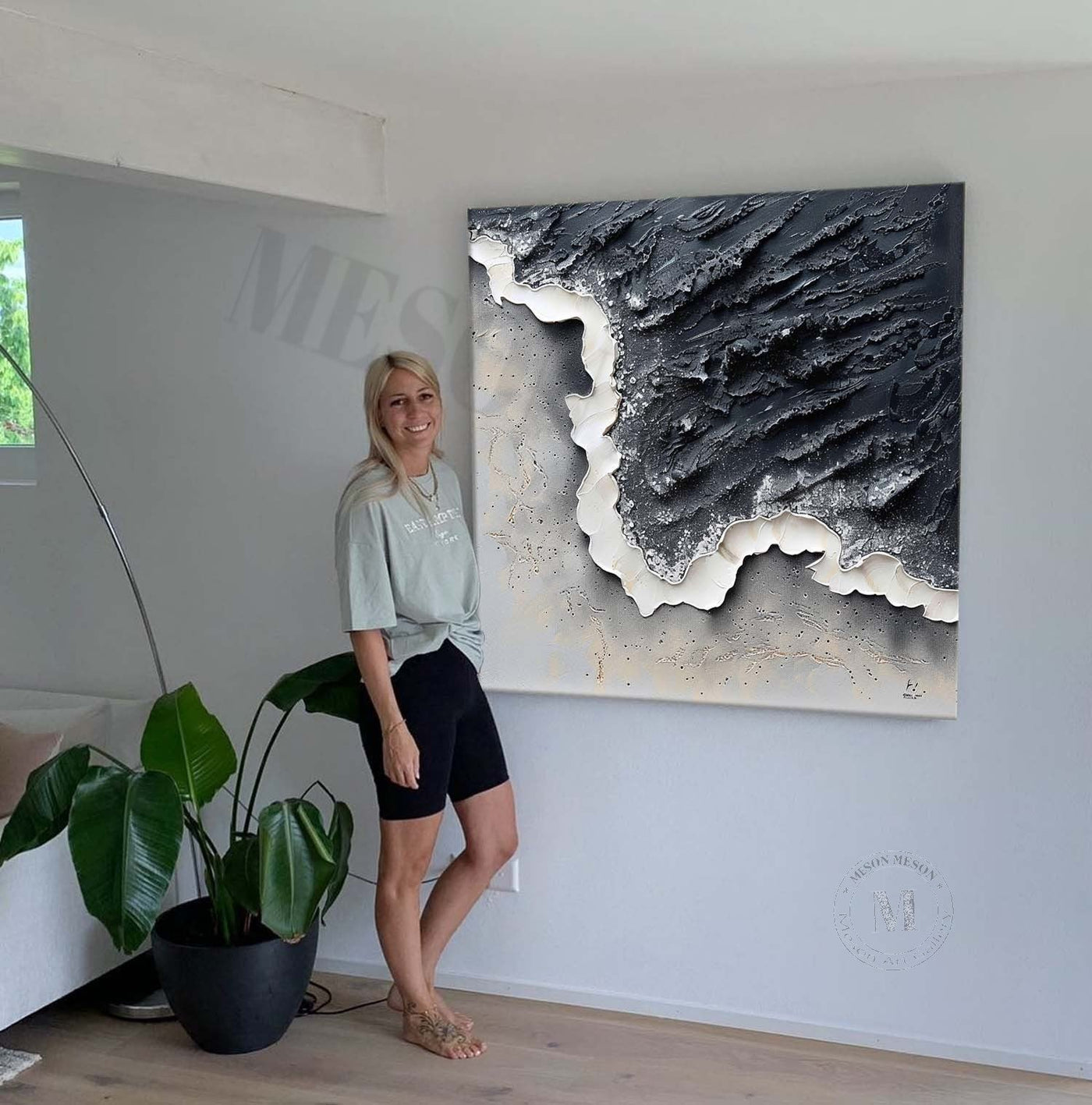 Plaster Art Texture Painting #SG352