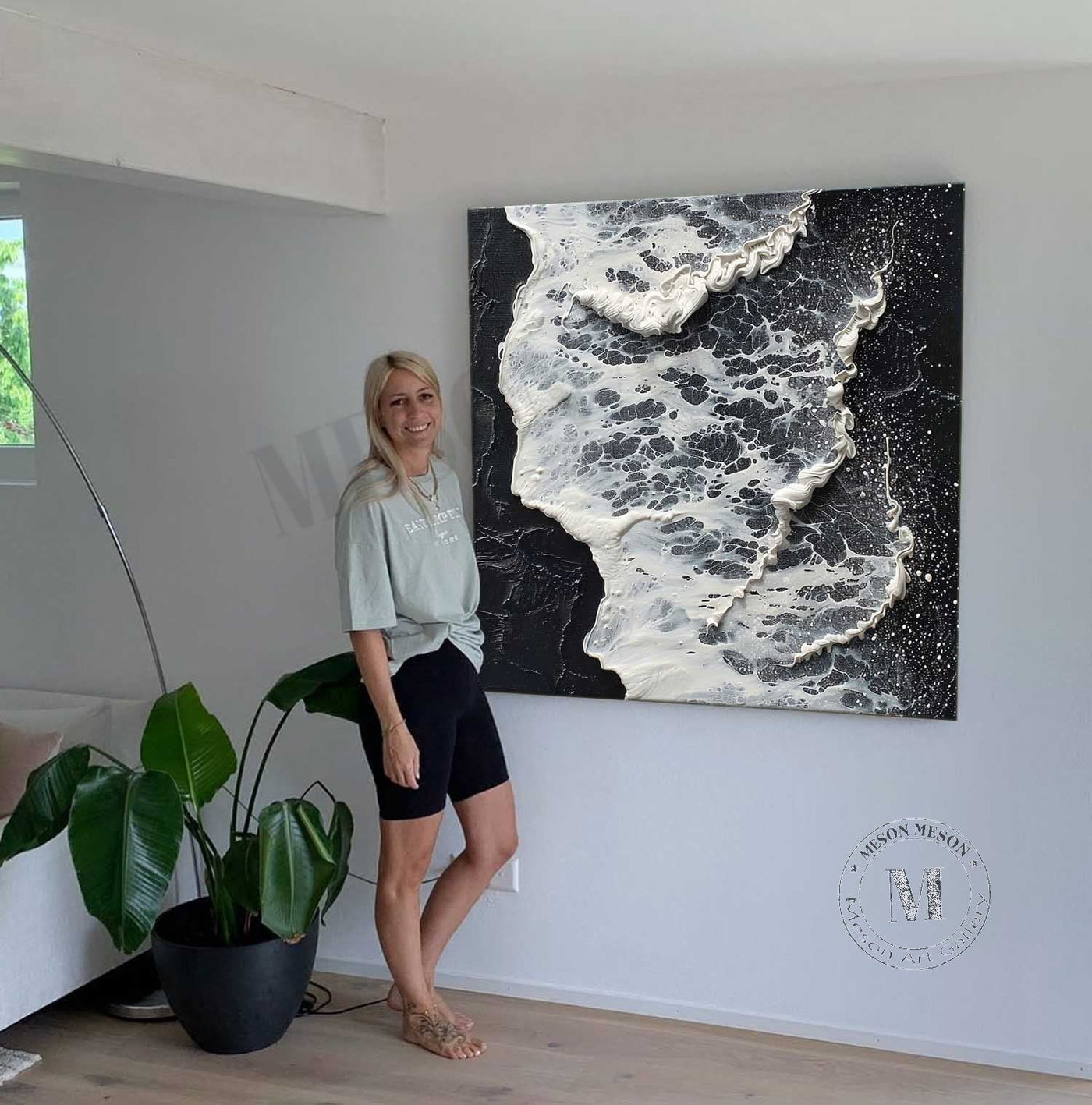 Plaster Art Texture Painting #SG353