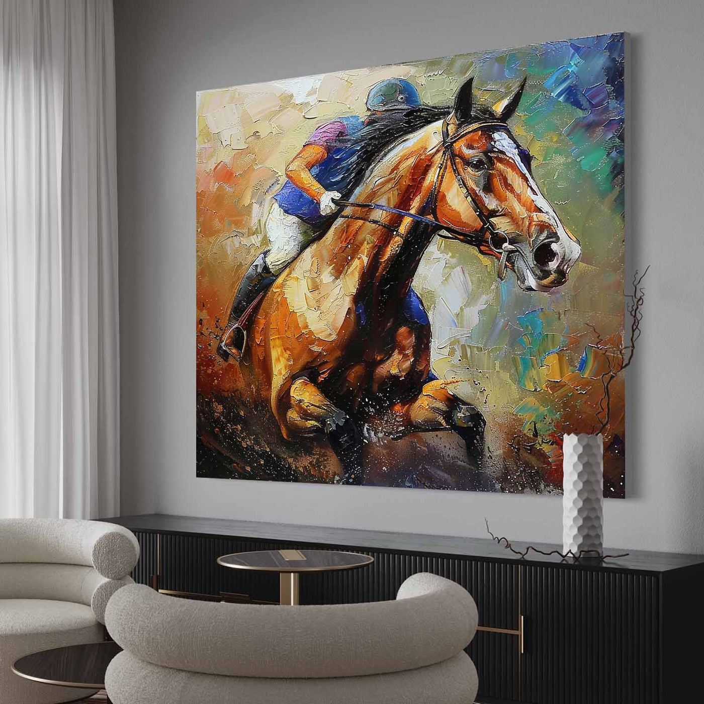 Contemporary Horse Art #HA018