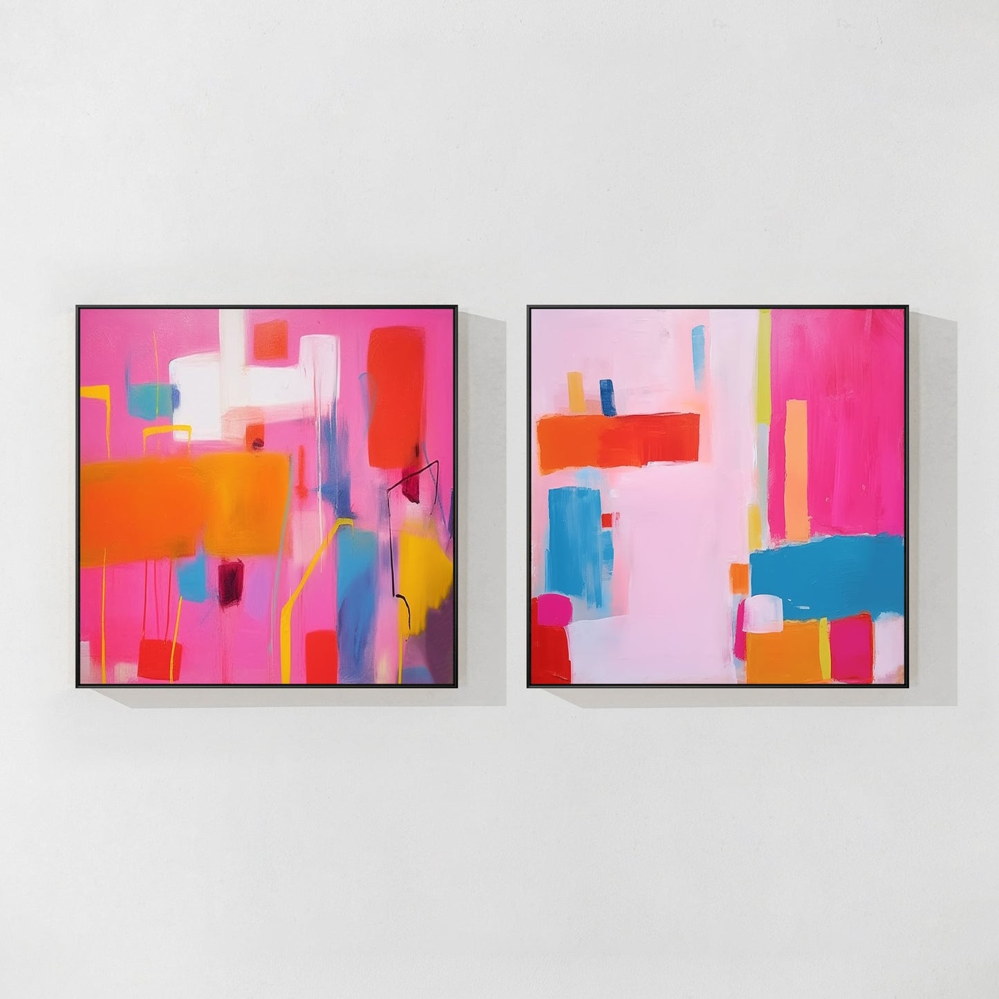 geometric abstract painting
