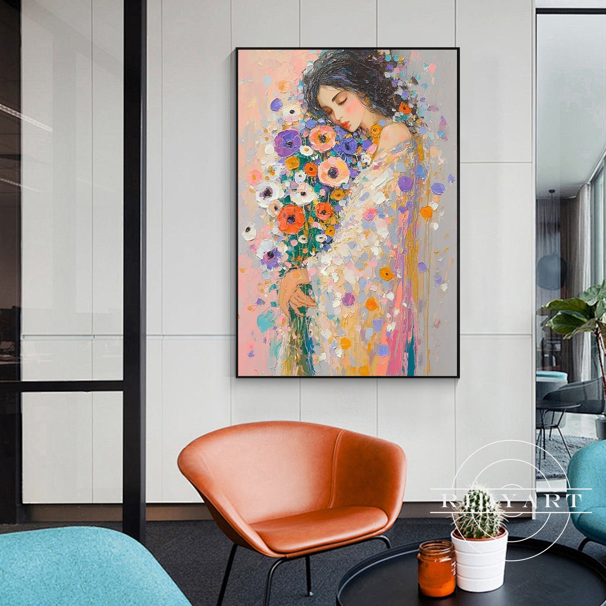 Flower wall art_7art6333