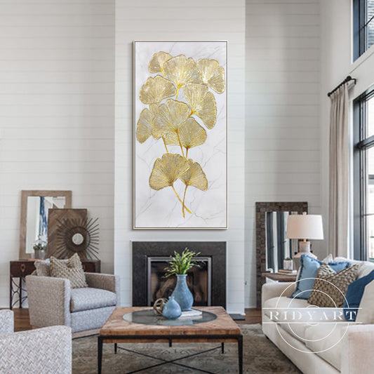 Ginkgo wall art_0398