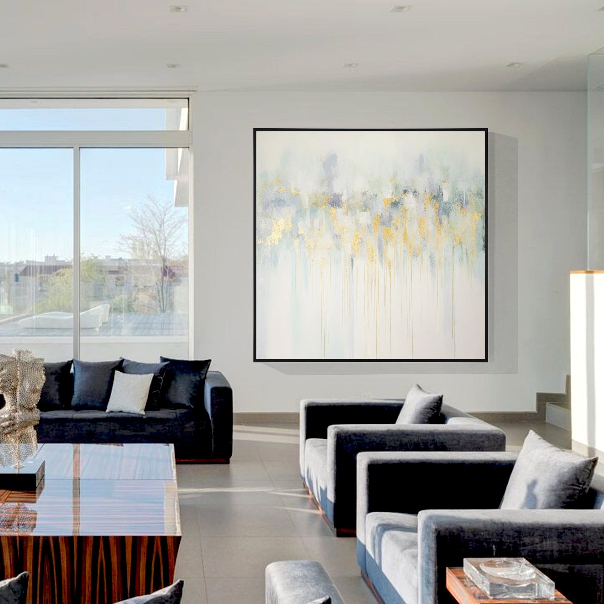 Gold Abstract painting