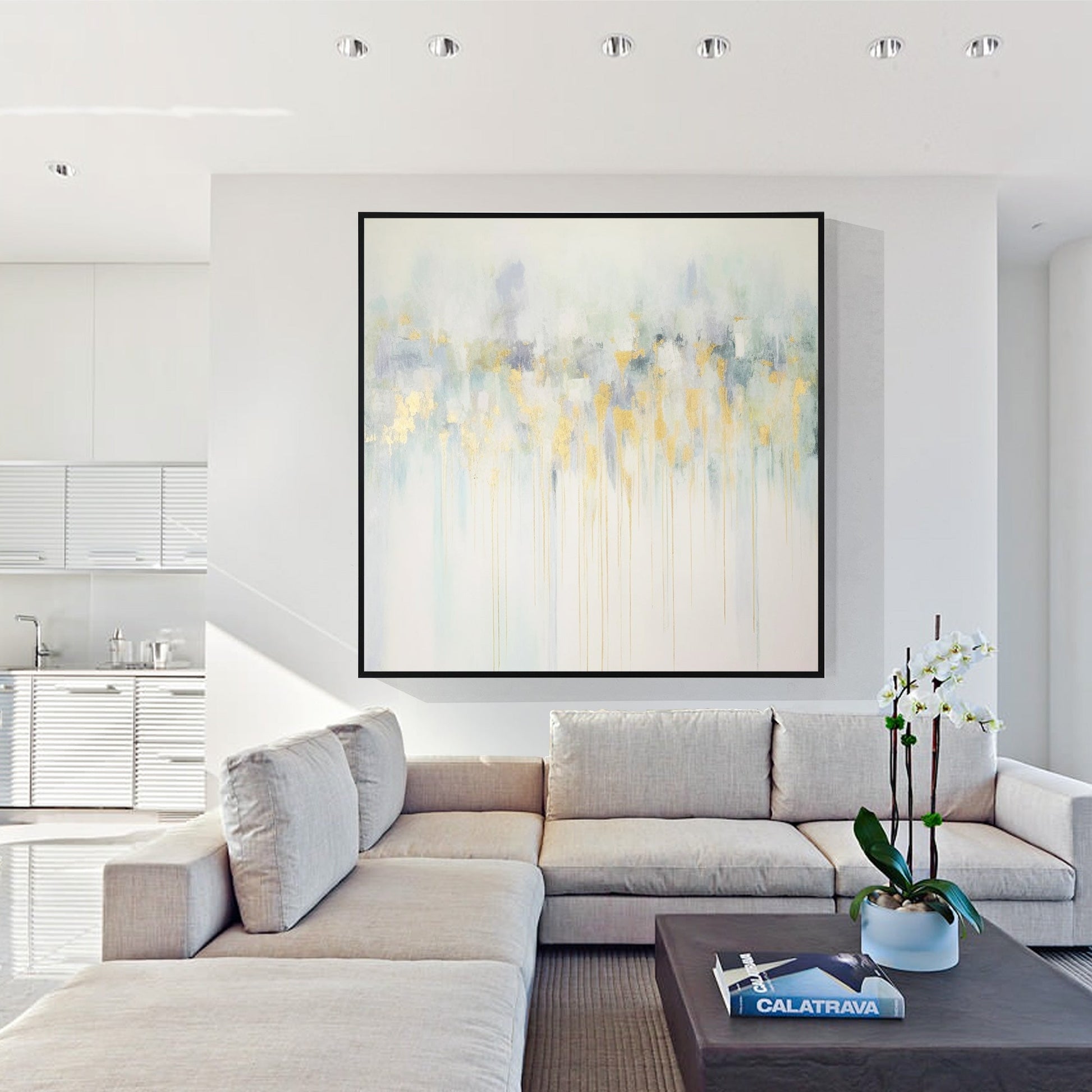 Gold Abstract painting