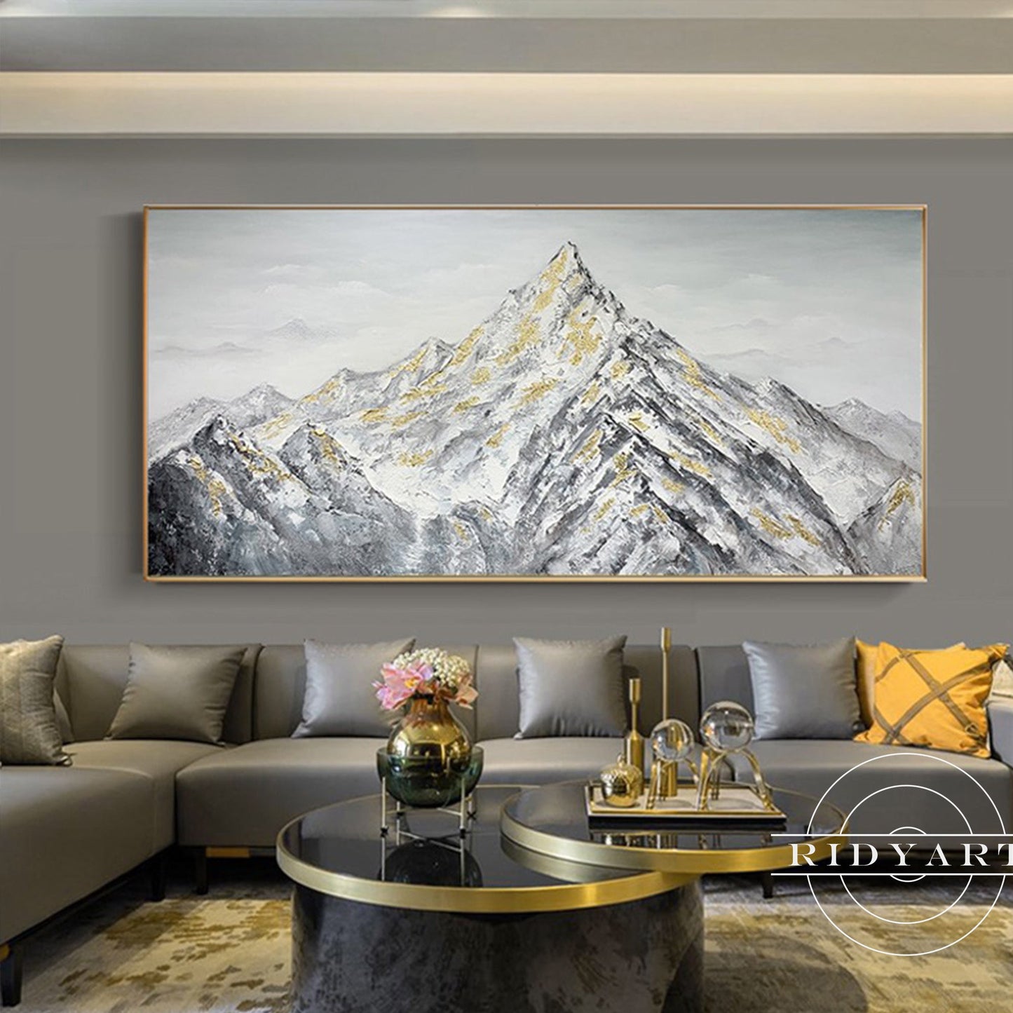 Mountain wall art _017