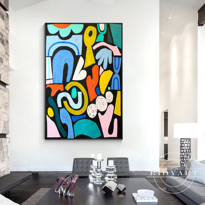 Colorful wall art