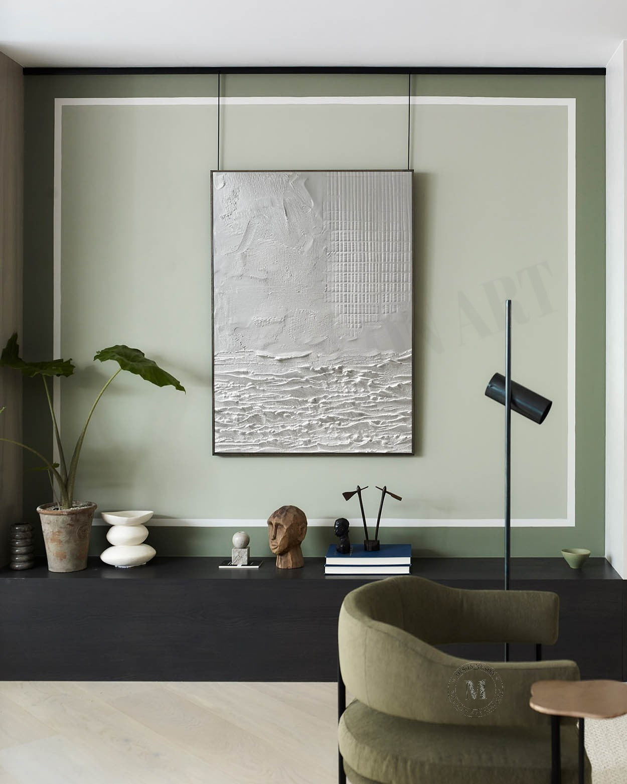Plaster Art Texture Painting #SG350