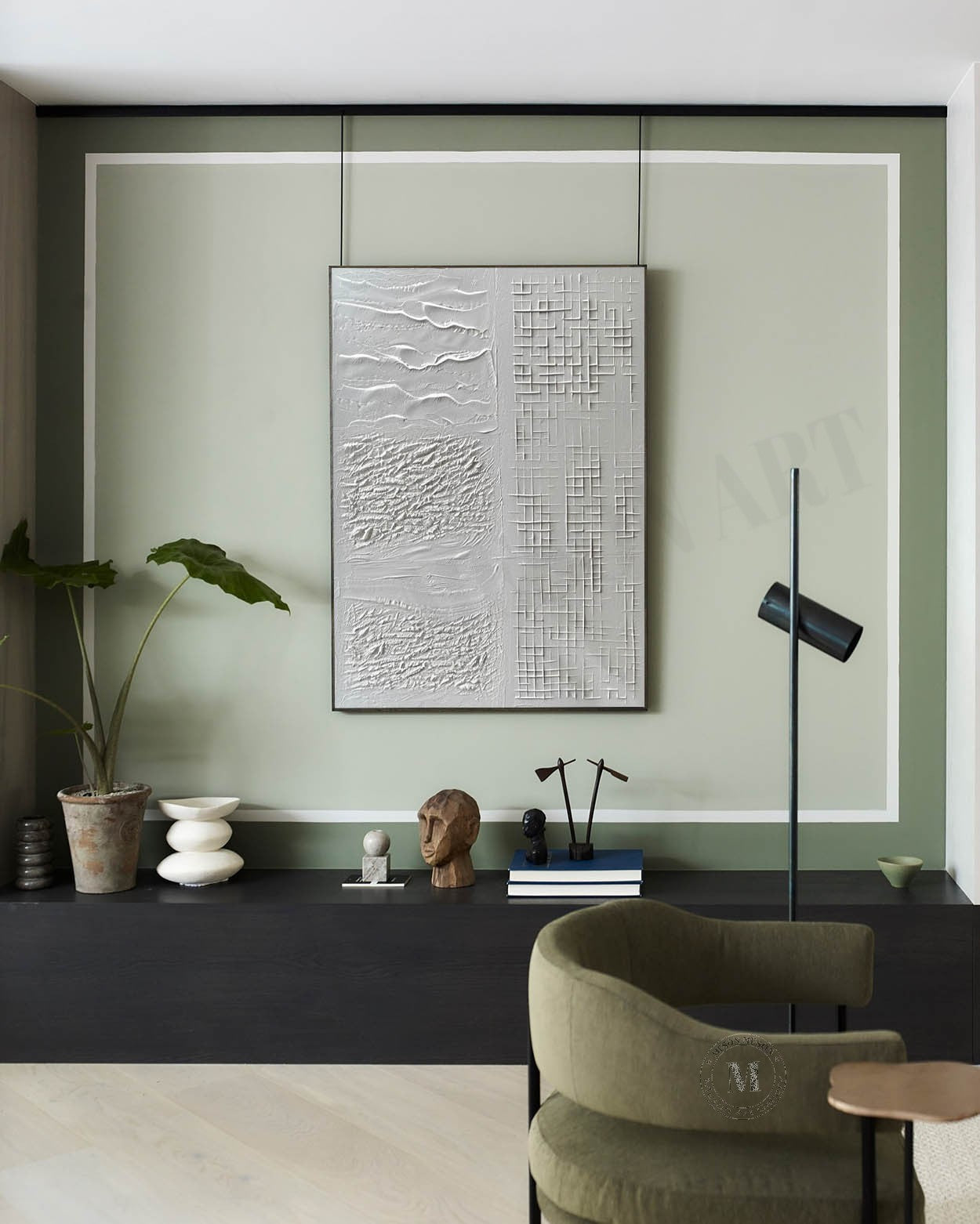 Plaster Art Texture Painting #SG351