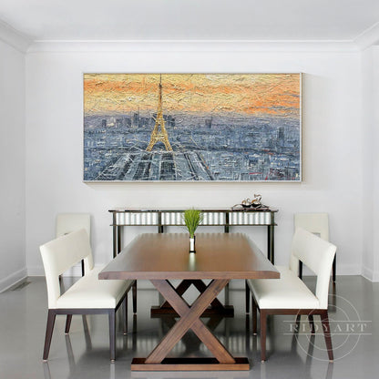 Eiffel Tower Skyline Painting_047
