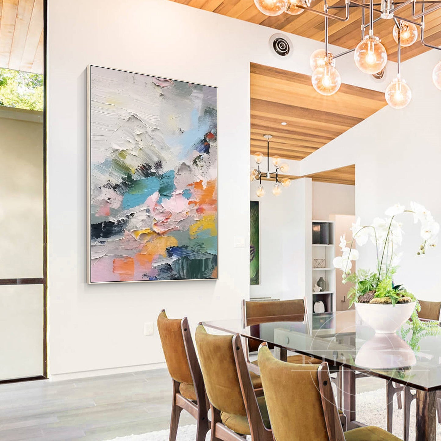 Pastel Abstract wall art