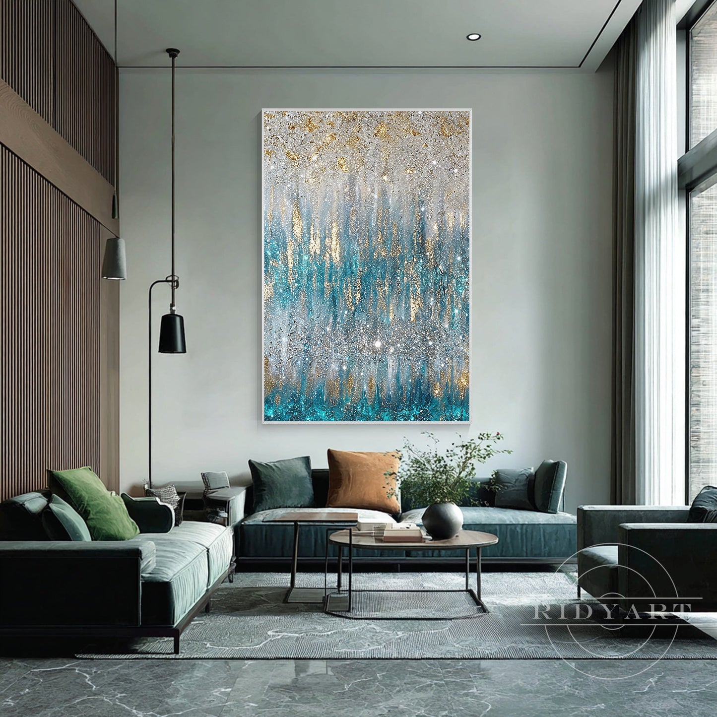 Glitter wall art_7art801