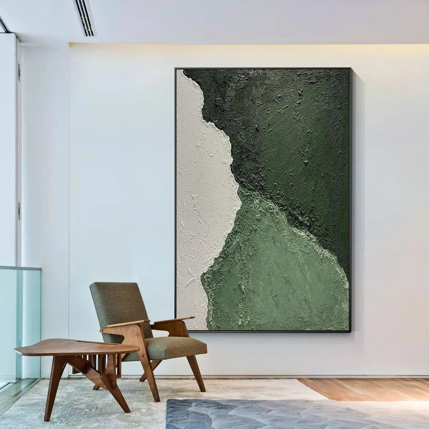 Green Abatract wall art-2