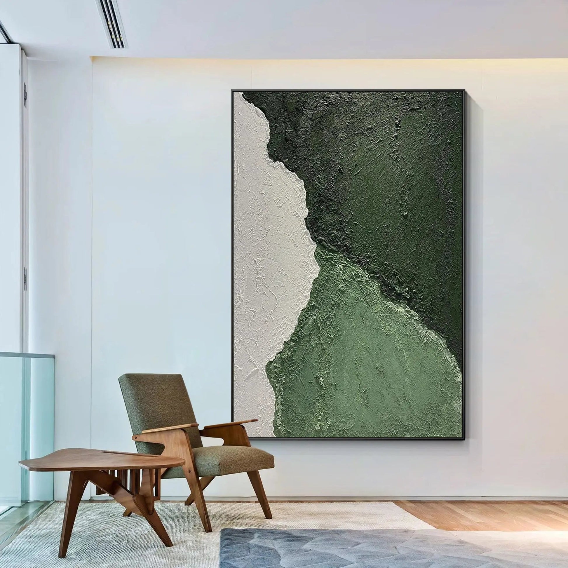 Green Abatract wall art-2