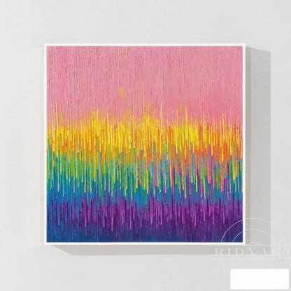 Pink Abstract wall art BA0954
