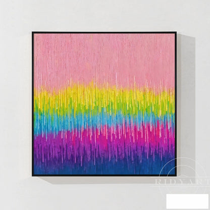 Pink Abstract wall art BA0951