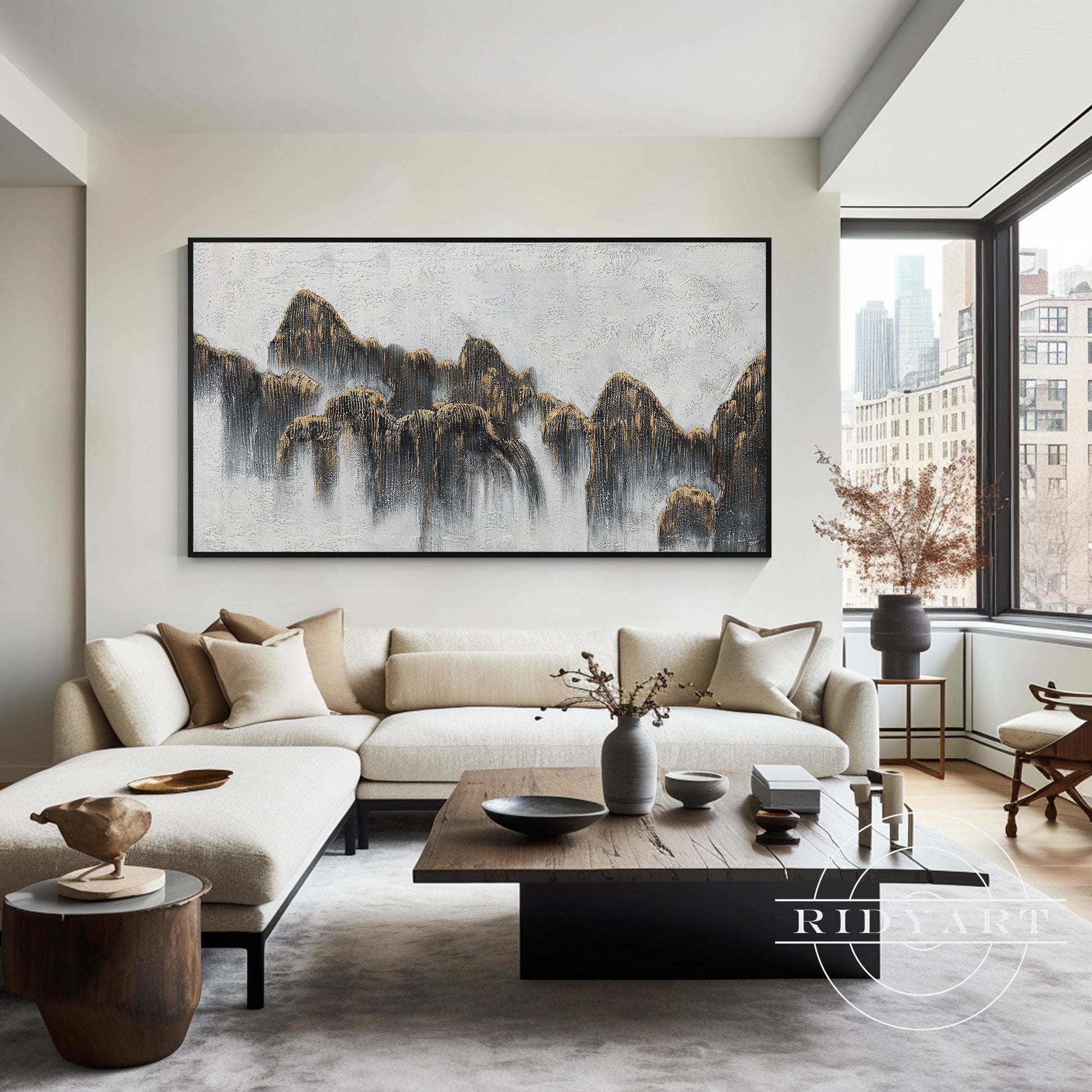 Mountain wall art _014
