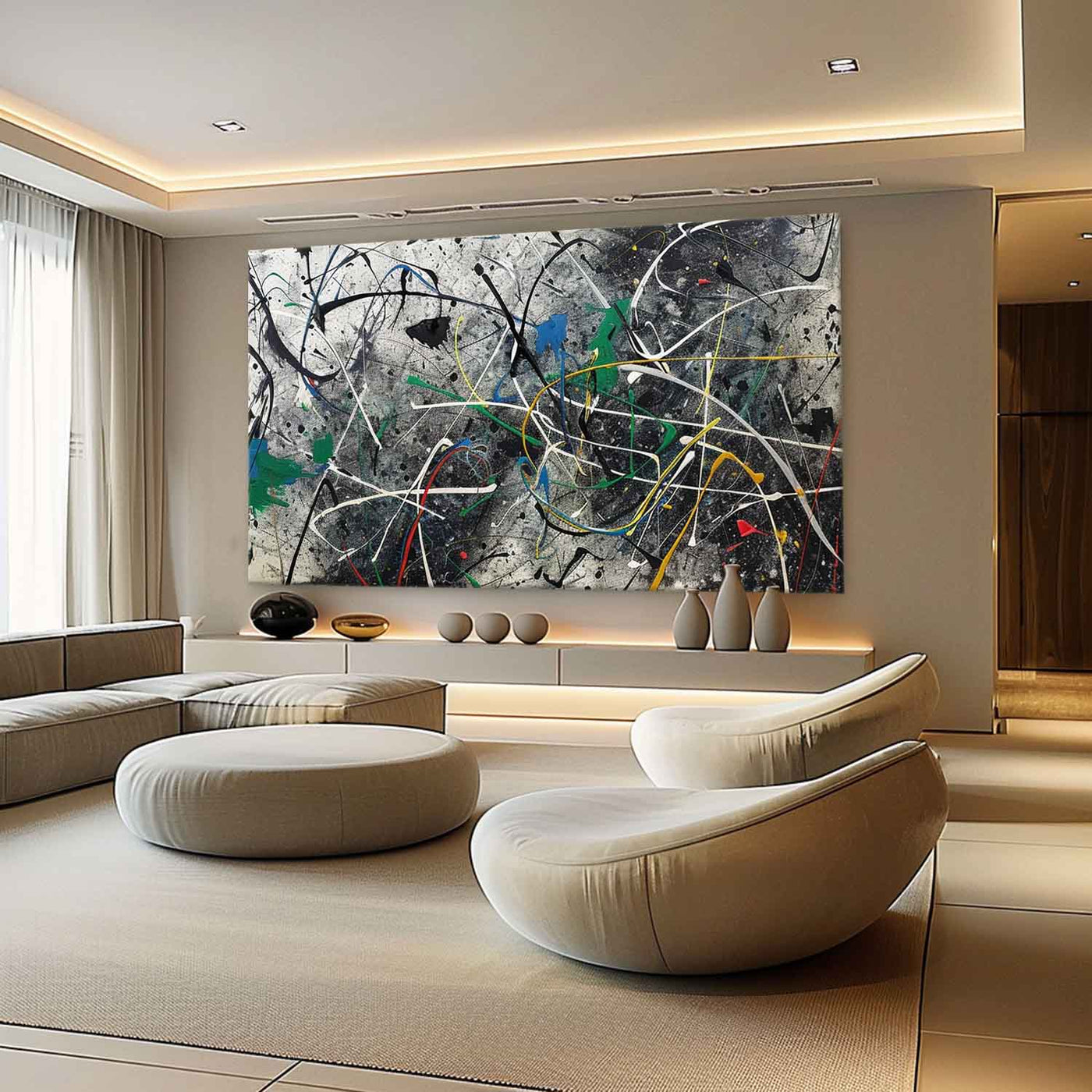 Abstract Expressionist Art #AEA028