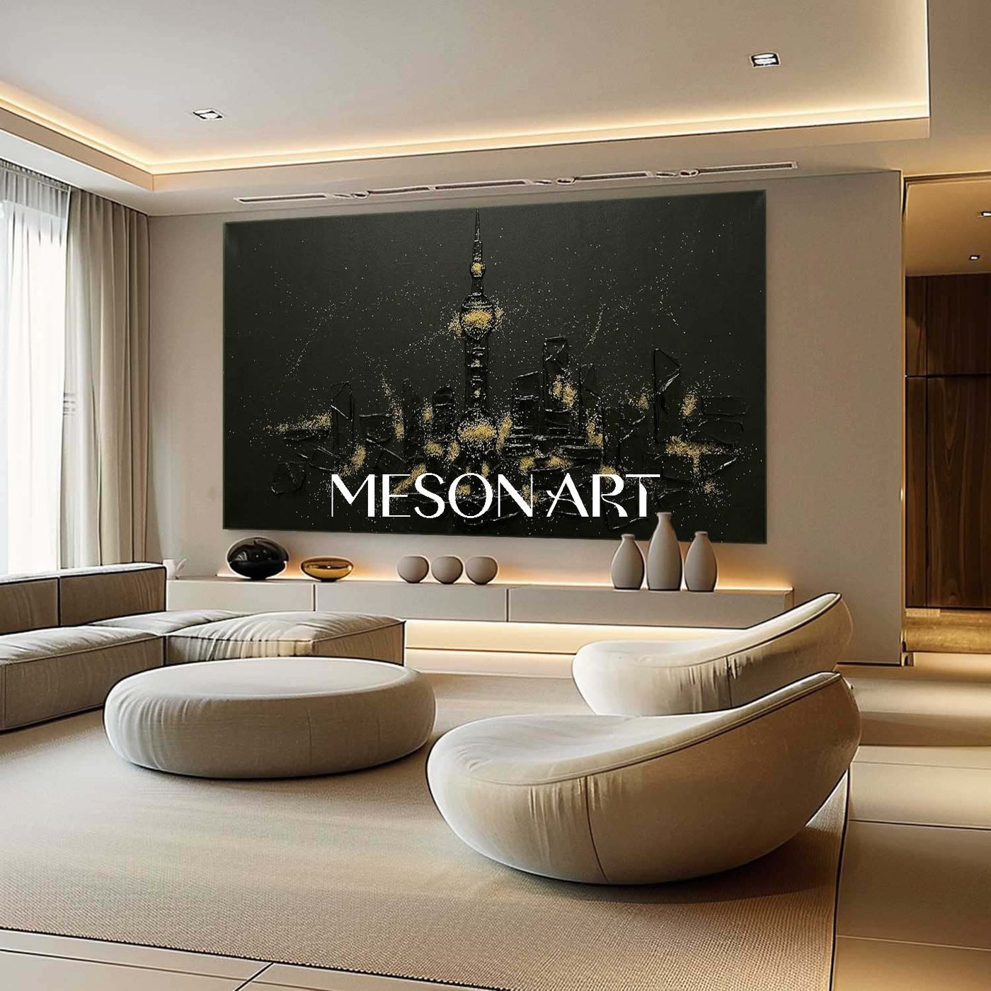 Plaster Art Texure Painting #SG679
