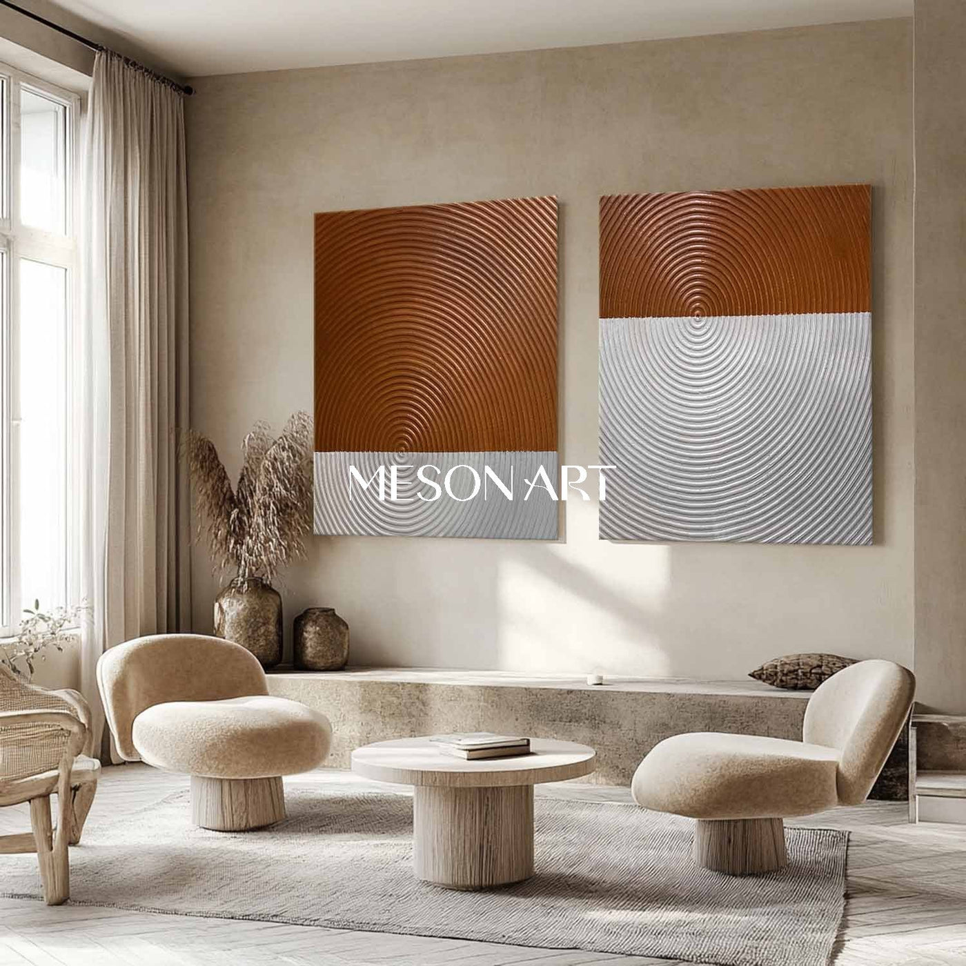 Abstract Painting Set Of 2 #SP171